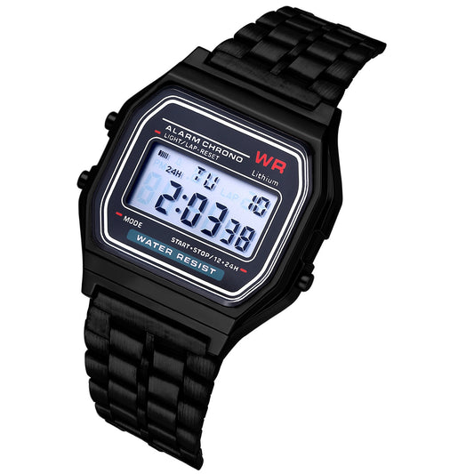 Steel Band Digital Watch